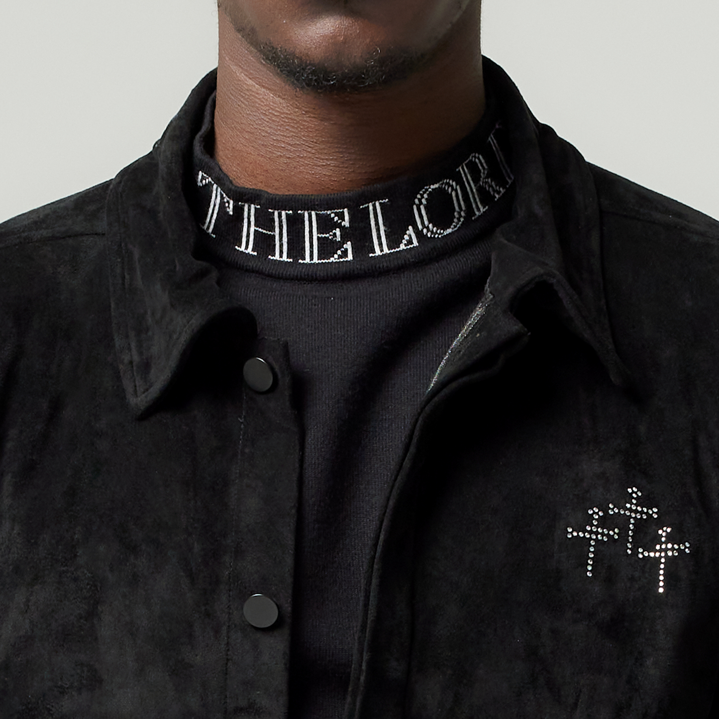 Lord Is Coming Mock Neck