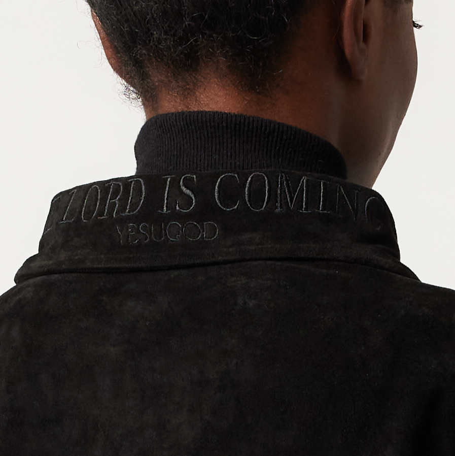 Lord Is Coming Suede Jacket